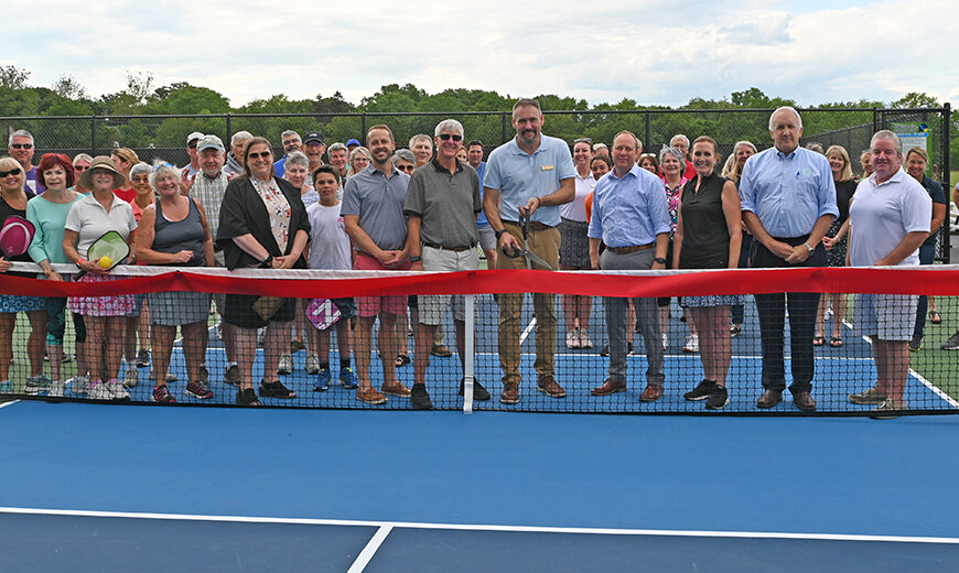 Pickleball Courts Ribbon Cutting