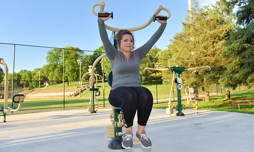 Free Fitness Stations in Pottawatomie Park