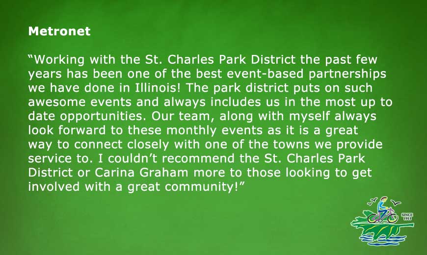 Sponsorship & Advertising TEST St. Charles Park District
