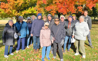 AAC Members on Historic Fall Tree Walk