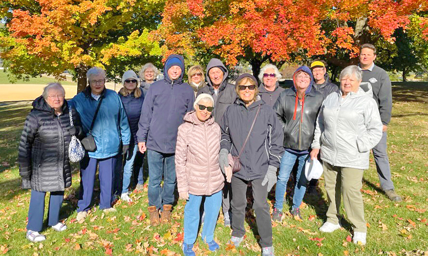 AAC Members on Historic Fall Tree Walk
