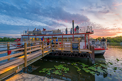 Paddlewheel Riverboat