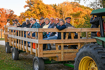 People on Hayride